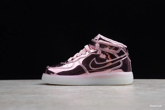 Air Rose Kids Pink Mid 1 Nike WB Force 314197-8300 1219